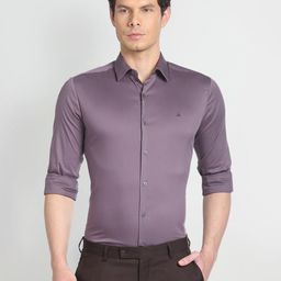 Arrow New York Super Slim Skinny Fit Spread Collar Formal Shirt-picture-48
