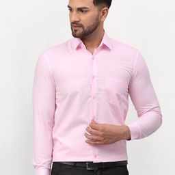 JAINISH Men Pink Comfort Regular Fit Cotton Formal Shirt-image-55