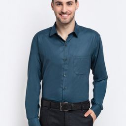JAINISH Men Teal Comfort Casual Shirt-image-28