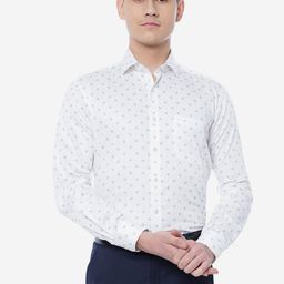 JADE BLUE Men Printed Formal Cotton Shirt-image-43