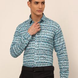 JAINISH Men Classic Printed Formal Shirt-image-61