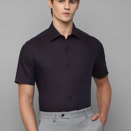 Louis Philippe Textured Pure Cotton Formal Shirt-picture-21