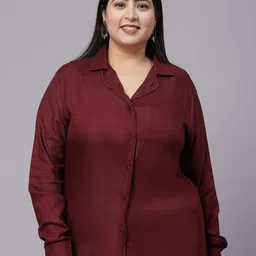 Style Quotient Plus Size Smart Opaque Formal Shirt-image-74