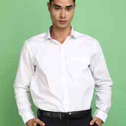 J White by Vmart Long Sleeves Regular Fit Cotton Opaque Formal Shirt-image-15