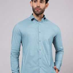Beyoung Spread Collar Cotton Casual Shirt-image-6