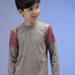 Instafab Boys Round Neck Cotton T-shirt-picture-17