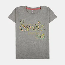 V-Mart Girls Floral Printed Cotton T-shirt-picture-26