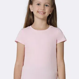 Van Heusen Girls Rose Shadow Ultra Soft Round Neck T-Shirt-picture-21