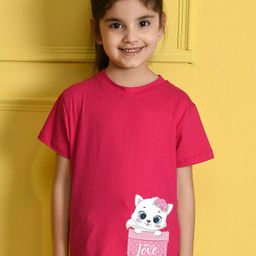 NUSYL Girls Round Neck Cotton T-shirt-picture-10