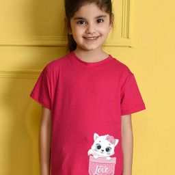 NUSYL Girls Printed Round Neck T-shirt-picture-21