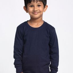 Friskers Boys Navy Blue Pure Cotton T-shirt-picture-33