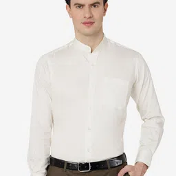 METAL Cotton Slim Fit Opaque Formal Shirt-image-97