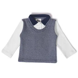 MiArcus Boys Self Design Polo Collar Cotton T-shirt-38