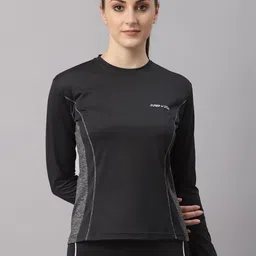 JUMP USA Women Black T-shirt-picture-11