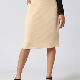 FITHUB Cotton Knee Length Pencil Skirt-picture-26