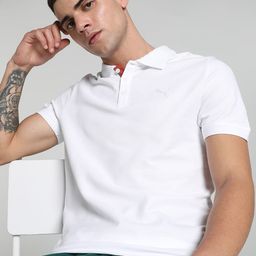 Puma Ottoman Collar Slim-Fit Cotton Polo T-Shirt-image-62