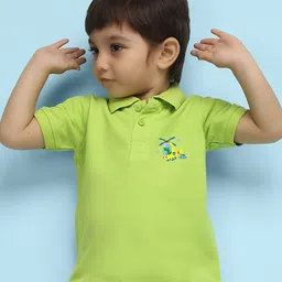 NUSYL Kids Polo Collar Short Sleeves T-shirt-image-49