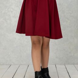 NEUDIS Girls Flared Mini Skirt-image-25