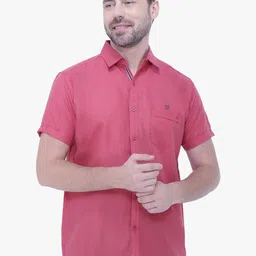 Kuons Avenue Men Mauve Slim Fit Casual Shirt-image-98