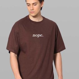 Besick Men Typography Colourblocked T-shirt-image-73