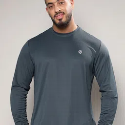 Instafab Plus Round Neck Sports T-shirt-image-2