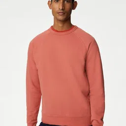 Marks & Spencer Raglan Sleeves Pure Cotton Pullover Sweatshirt-image-15