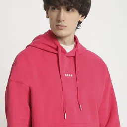 The Bear House Men Solid Regular Fit Hooded Sweatshirt-image-61