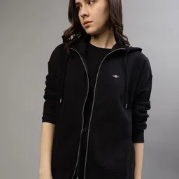 GANT Hooded Front-Open Sweatshirt-25