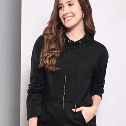 Funday Fashion Long Sleeves Hooded Fleece Pullover-image-101