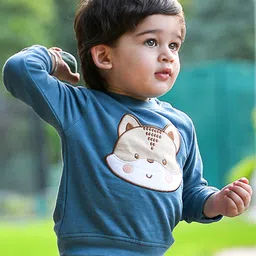 MiArcus Unisex Kids Animal Graphics Embroidered Sweatshirt-52