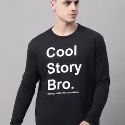 DOOR74 Men Printed Cotton Pullover Sweatshirt-picture-15