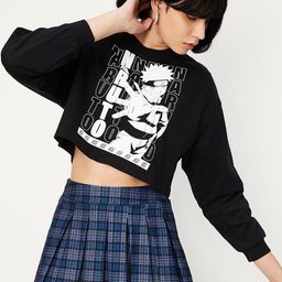 max  Naruto Printed Cropped Cotton Pullover-image-79