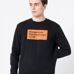 Red Tape Men Black Printed Sweatshirt-picture-15
