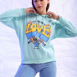Freehand by The Indian Garage Co Women Hooded Printed Sweatshirt-picture-27
