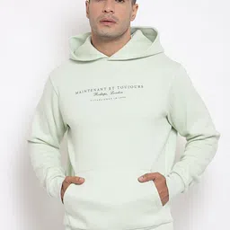 Red Tape Men Green Hooded Sweatshirt-image-93