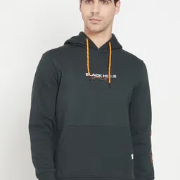 Octave Men Green Hooded Sweatshirt-picture-18