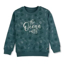 Gini and Jony Girls Graphic Printed Fleece Pullover Sweatshirt-image-32