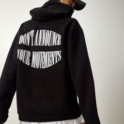 Happiness istanbul Printed Hooded Long Sleeves Cotton Sweatshirt-picture-49