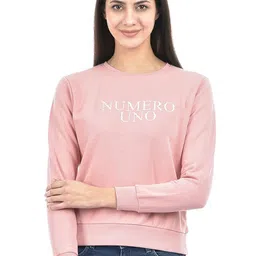 Numero Uno Typography Printed Long Sleeves Pullover-46