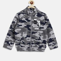 Chicco Boys Grey Printed Sweatshirt-11