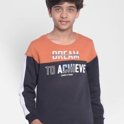 Crimsoune Club Boys Colourblocked Cotton Pullover-picture-36
