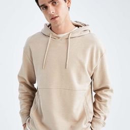 DeFacto Hooded Long Sleeves Pullover-picture-38