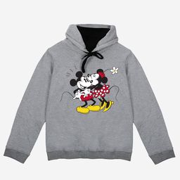 YK Disney Girls Grey Mickey & Mouse Printed Hooded Sweatshirt-image-89