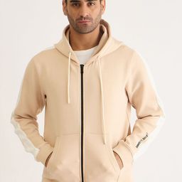 Iconic Men Colourblocked Hooded Sweatshirt-picture-12