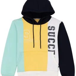 Status Quo Boys Typography Printed Hooded Cotton Pullover-image-97