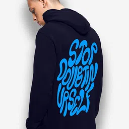 FTX Typography Printed Hooded Long Sleeves Pullover Sweatshirt-picture-1
