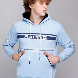 FCKPLUS Typography Printed Hooded Fleece Sweatshirt-image-77