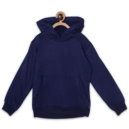 Fashionable Boys Hooded Fleece Pullover Sweatshirt-image-49