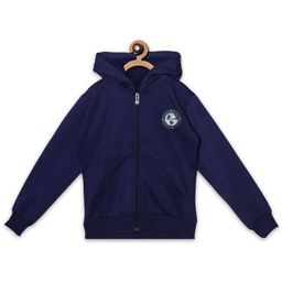 Fashionable Boys Hooded Fleece Front-Open Sweatshirt-picture-7