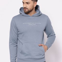 Red Tape Men Turquoise Blue Hooded Sweatshirt-image-24